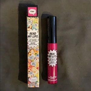 👄 NIB The Balm Read My Lips Lip Gloss 👄